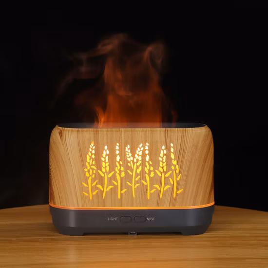 3D Fire Flame Aroma Diffuser 180ml Portable Humidifier Fire Diffuser Mini Flame Air Diffuser